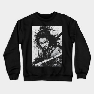 Vagabond Chronicles: Samurai Journeys, Manga Excellence, and Artistic Wonders Unveiled Crewneck Sweatshirt